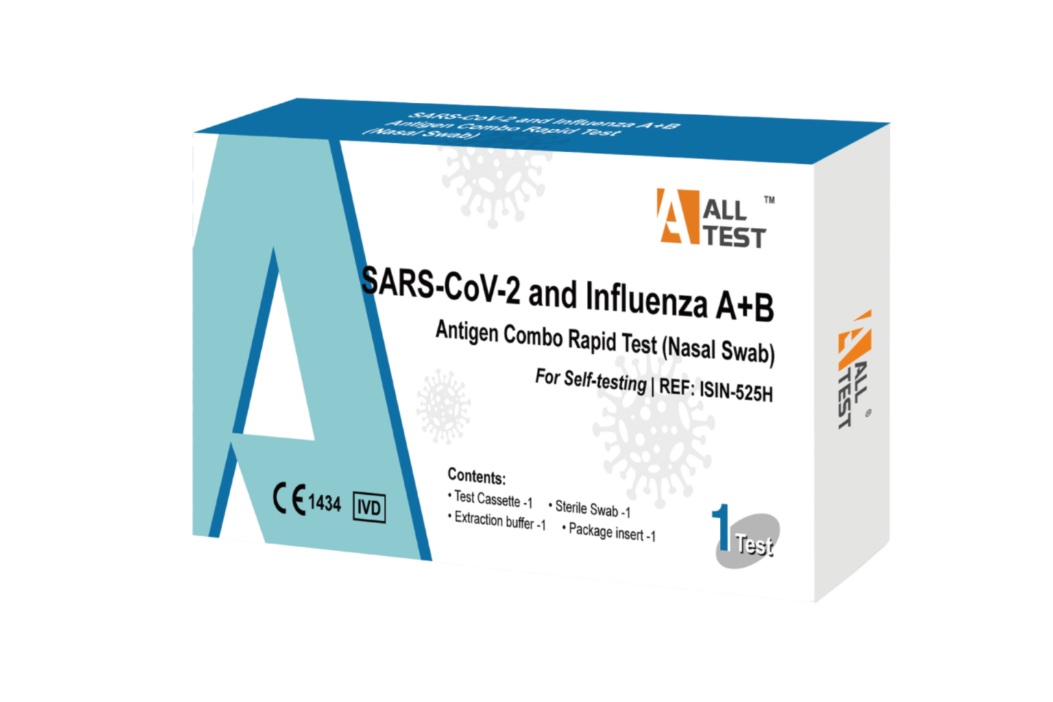 ALLTEST - Antigen Combo Rapid Test - Nasal Swab - EQL Pharma